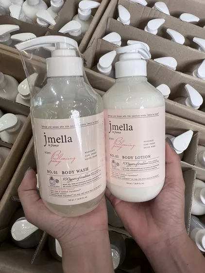 Product image - Set sữa tắm + body nước hoa Jmela 500ml + 500ml