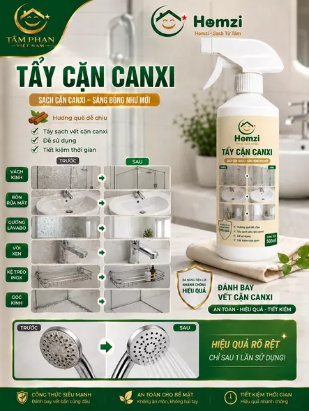 Product image - Tẩy Cặn CanXi Homzi