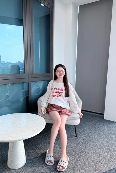 Product image - Set Cotton Chữ Đỏ Caro