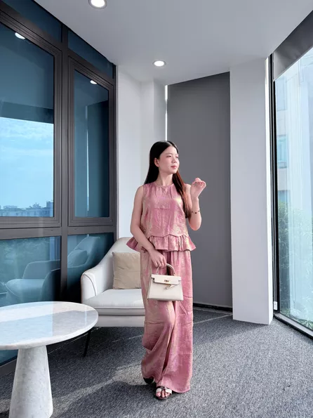 Product image - Set Bộ Lụa Áo Sát Nách GiLe
