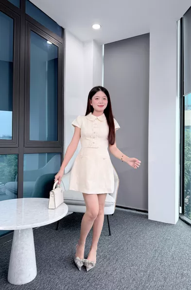 Product image - Váy ren cổ sen siu hot hàng may kĩ siuu đẹp