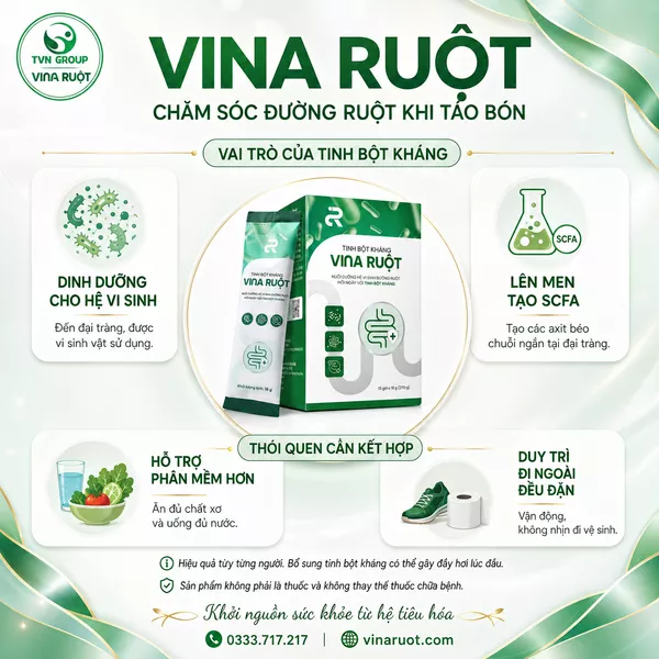 Product image - Tinh bột kháng Vina 6-Hộp 6 gói