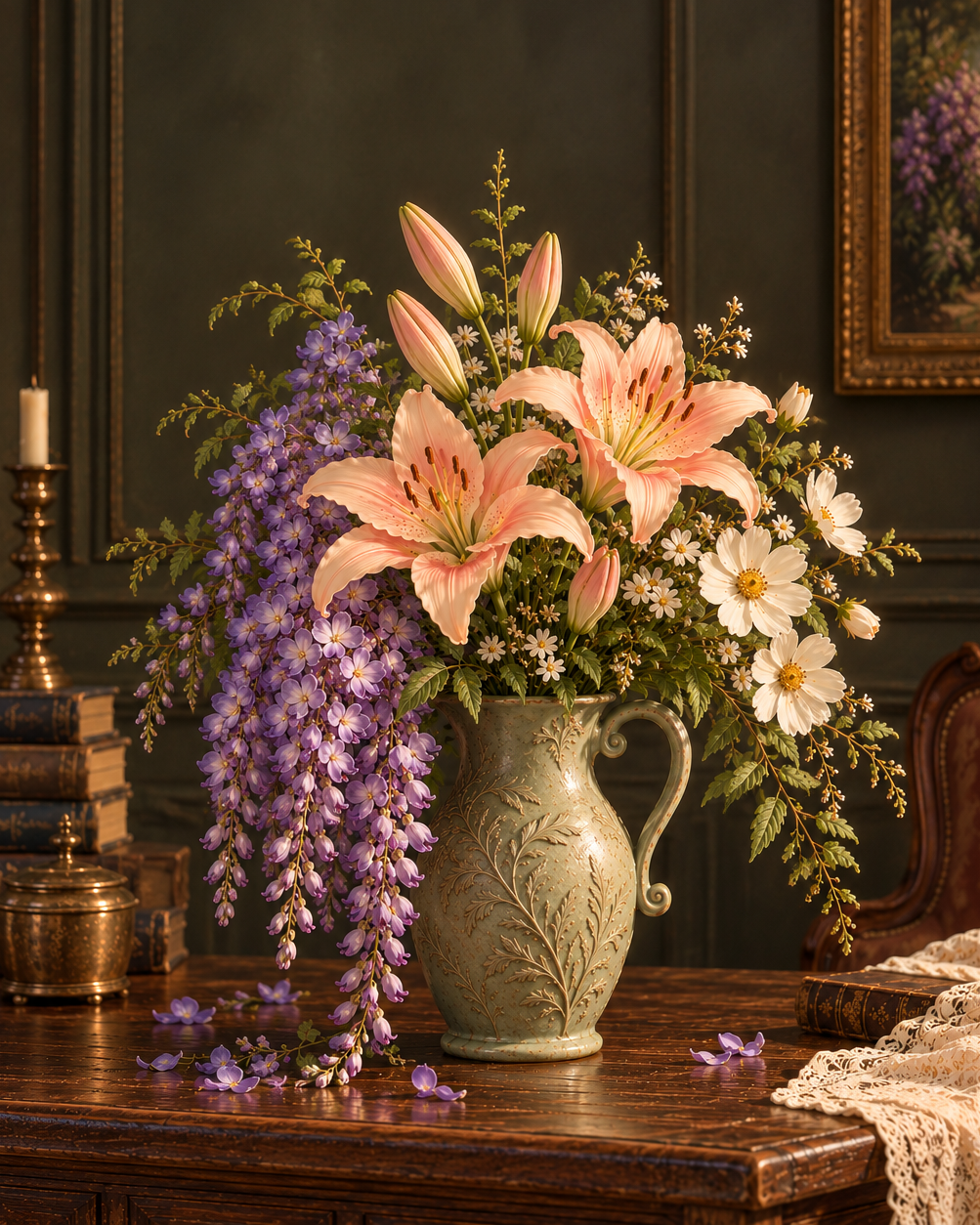 Wisteria Lily Nocturne