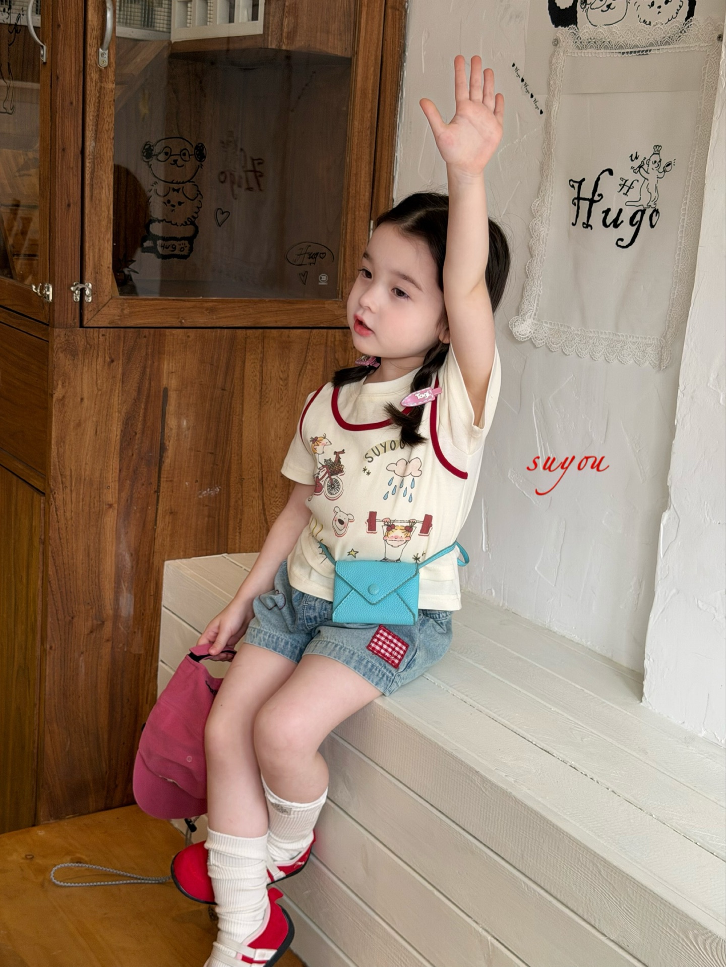 TTS Suyou - Quần denim trái tym
