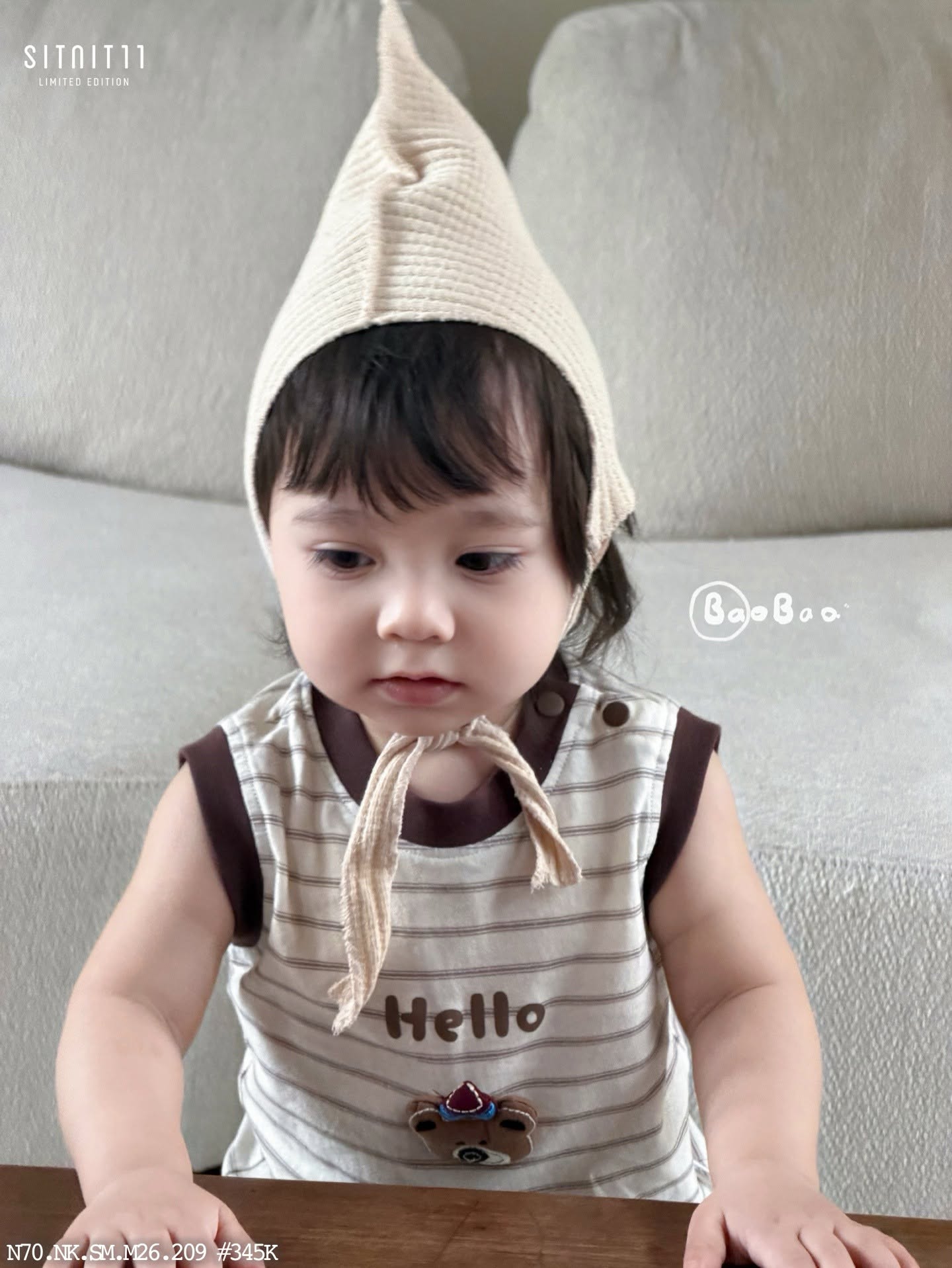 Set BaoBao hello gấu nâu