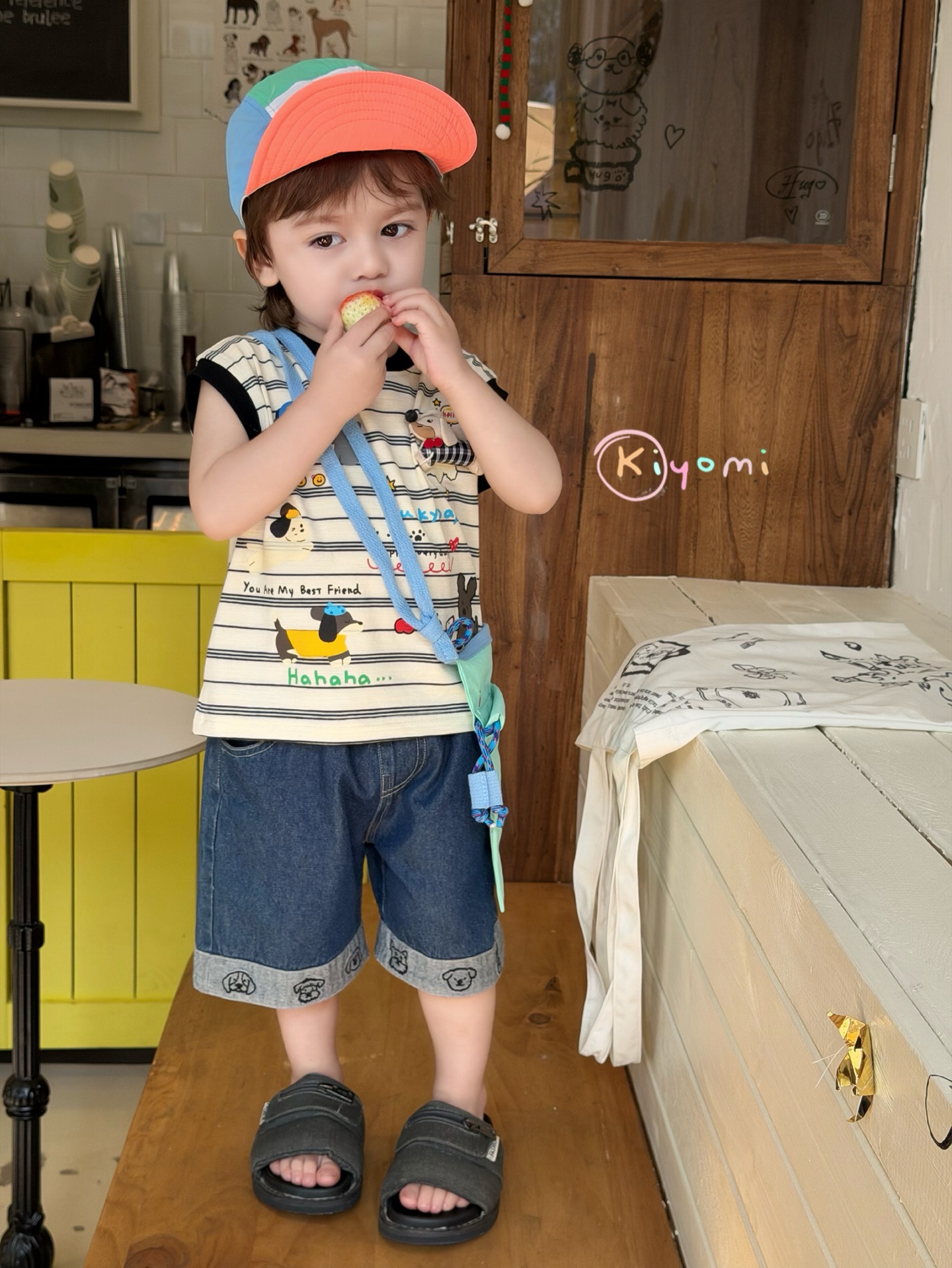 TTS Cún haha Kiyomi - Quần short denim