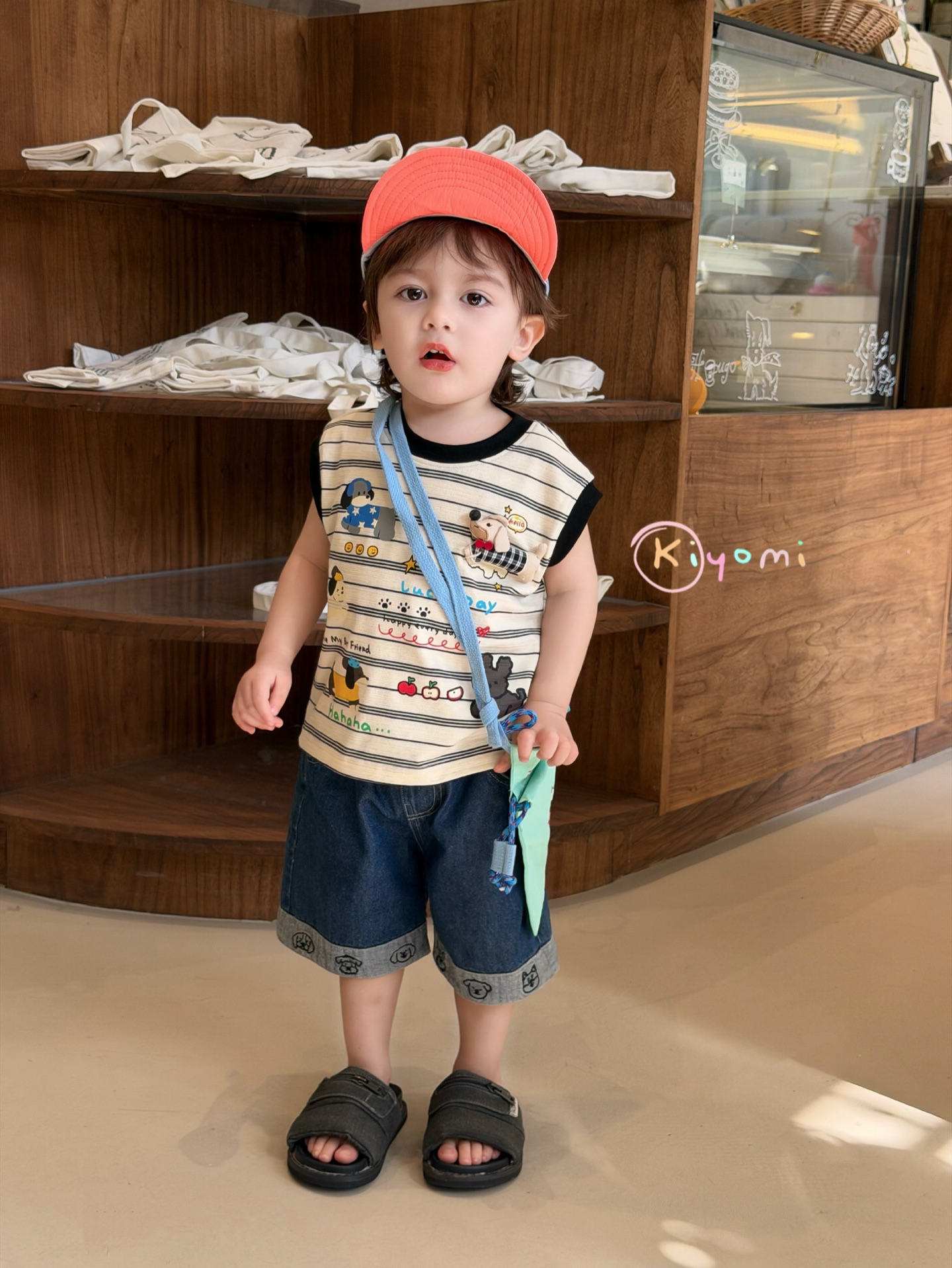 TTS Cún haha Kiyomi - Quần short denim