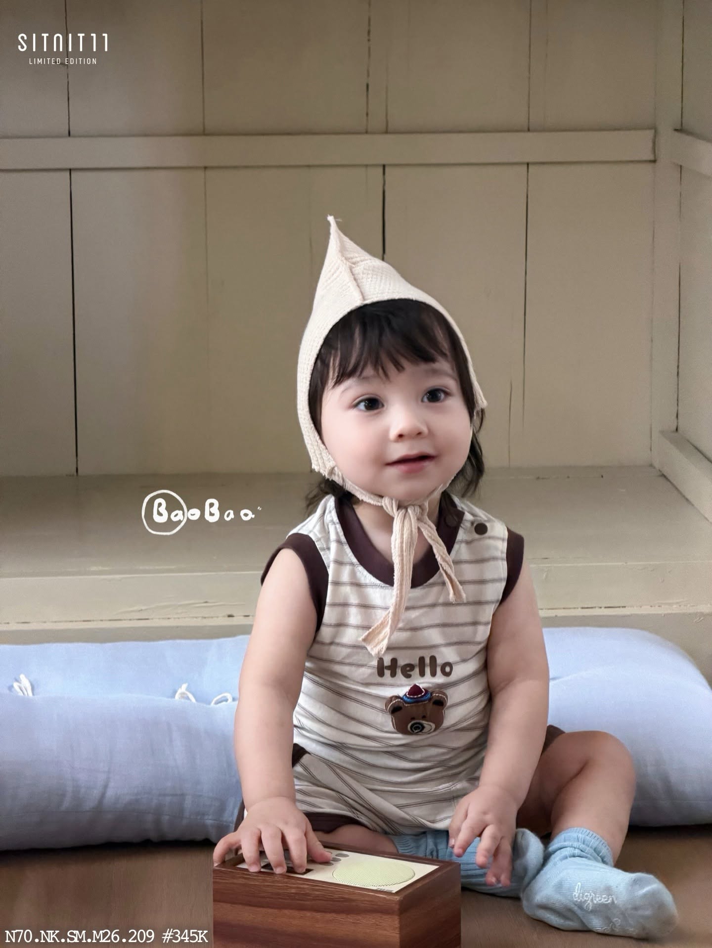 Set BaoBao hello gấu nâu