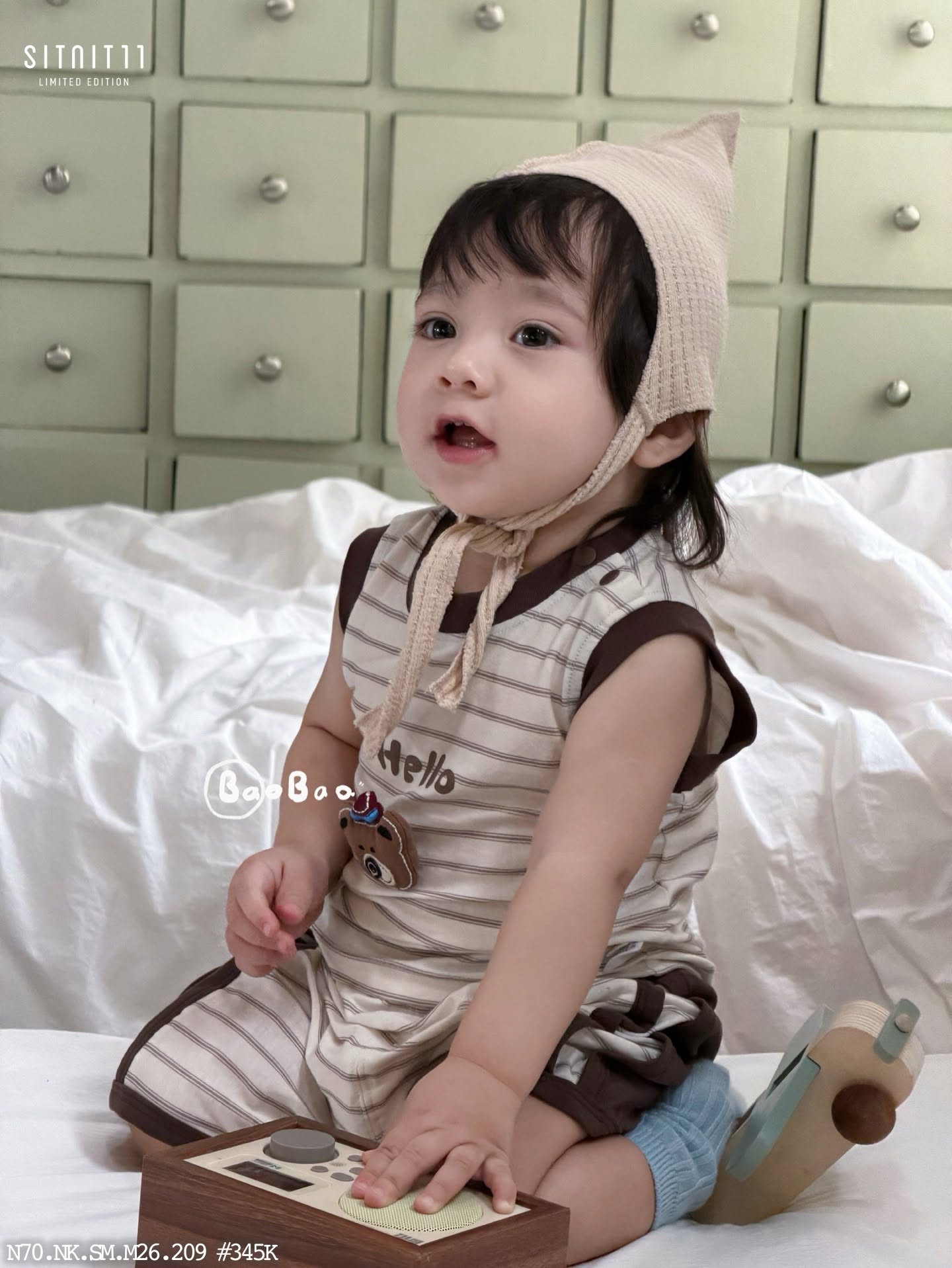 Set BaoBao hello gấu nâu