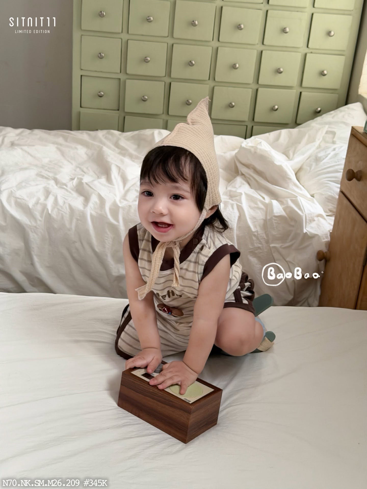 Set BaoBao hello gấu nâu