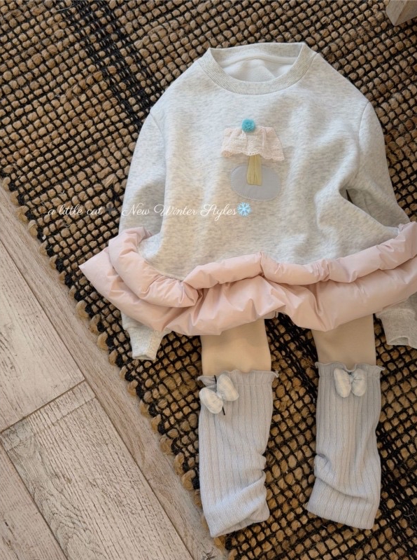 TTS the lamp A little Cat - Áo nỉ xám 2024