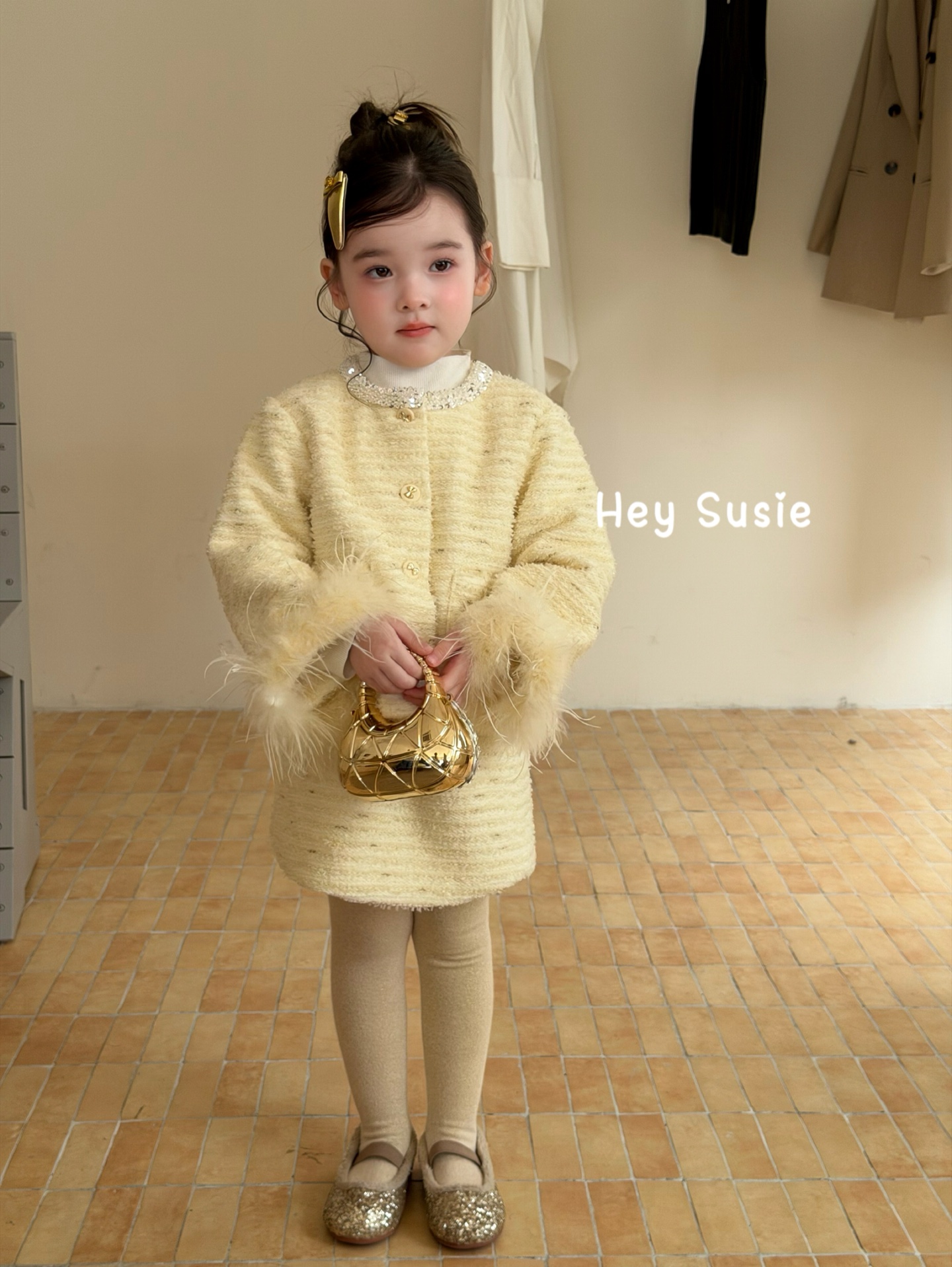 Hey Susie - Set Tweed vàng 17621