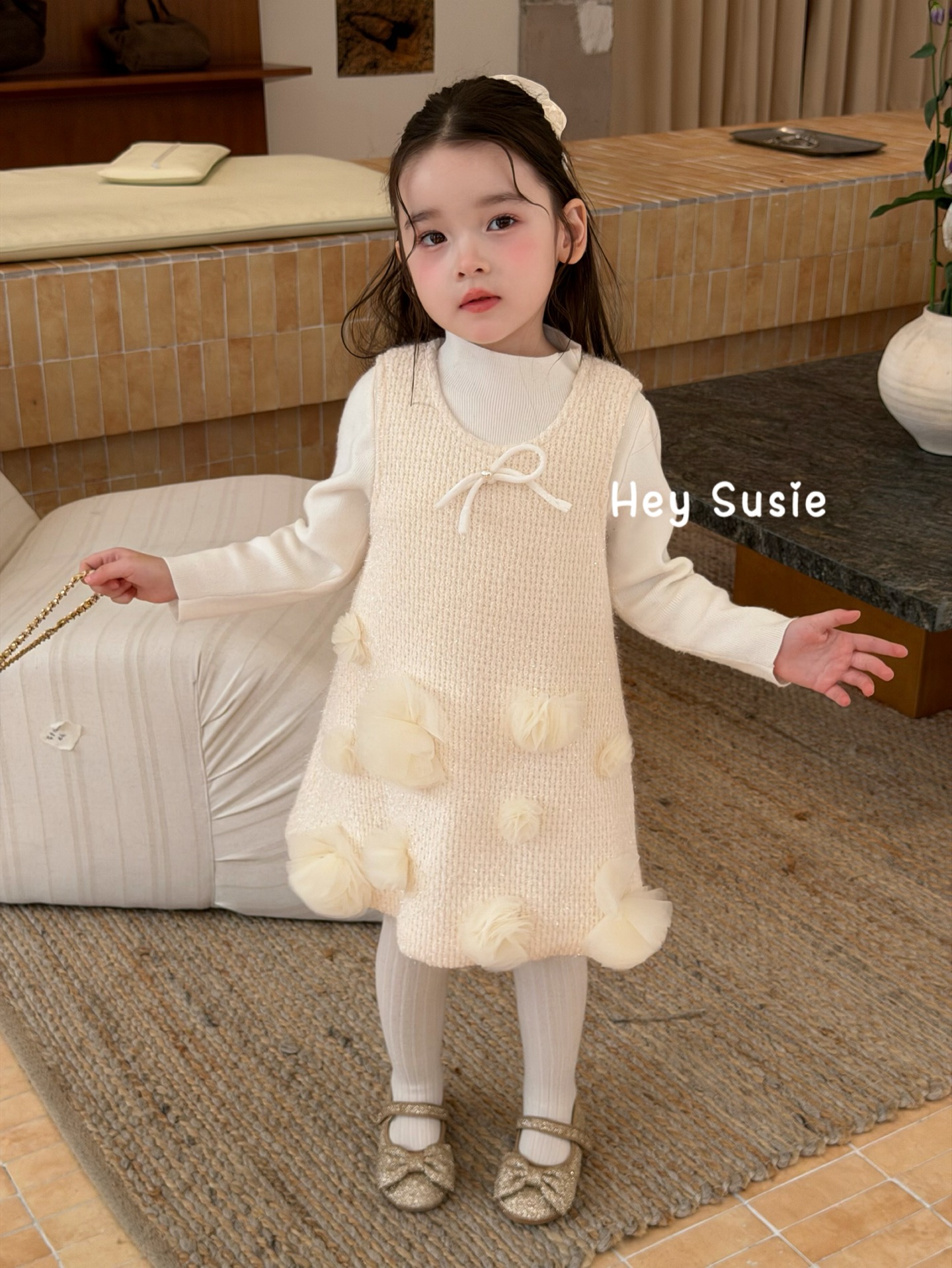 Hey Susie - Đầm vàng lấp lánh không tay 17560