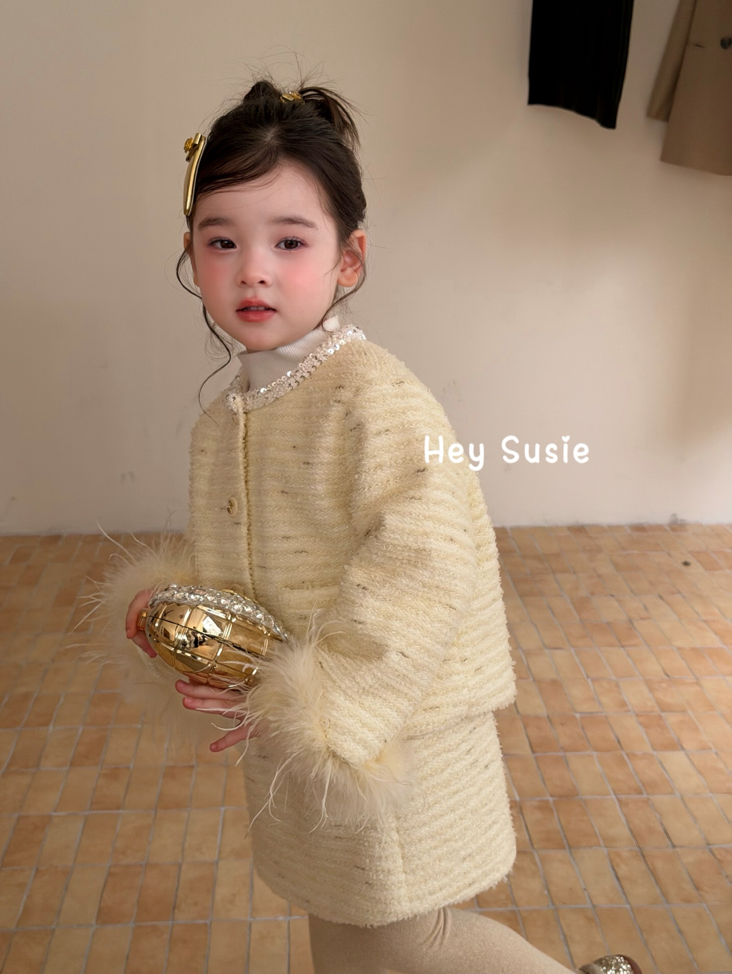 Hey Susie - Set Tweed vàng 17621