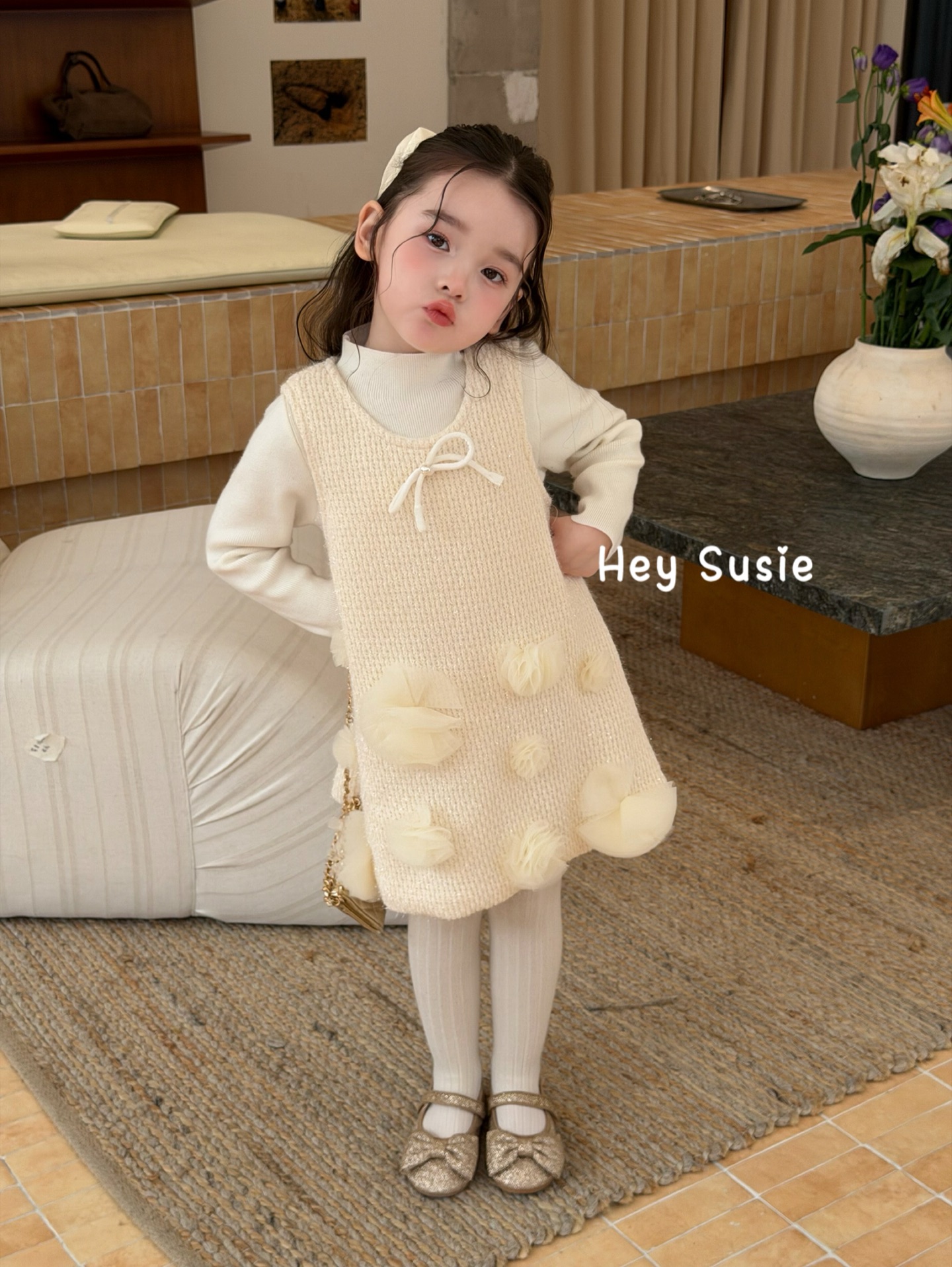 Hey Susie - Đầm vàng lấp lánh không tay 17560