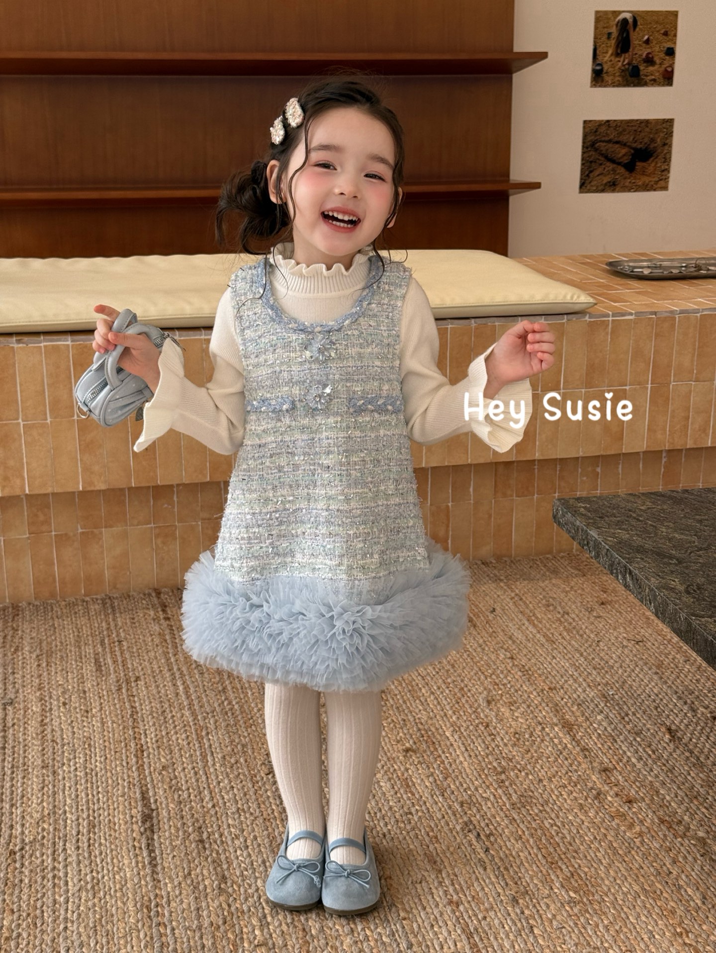 Hey Susie - Đầm silver tulle 17528