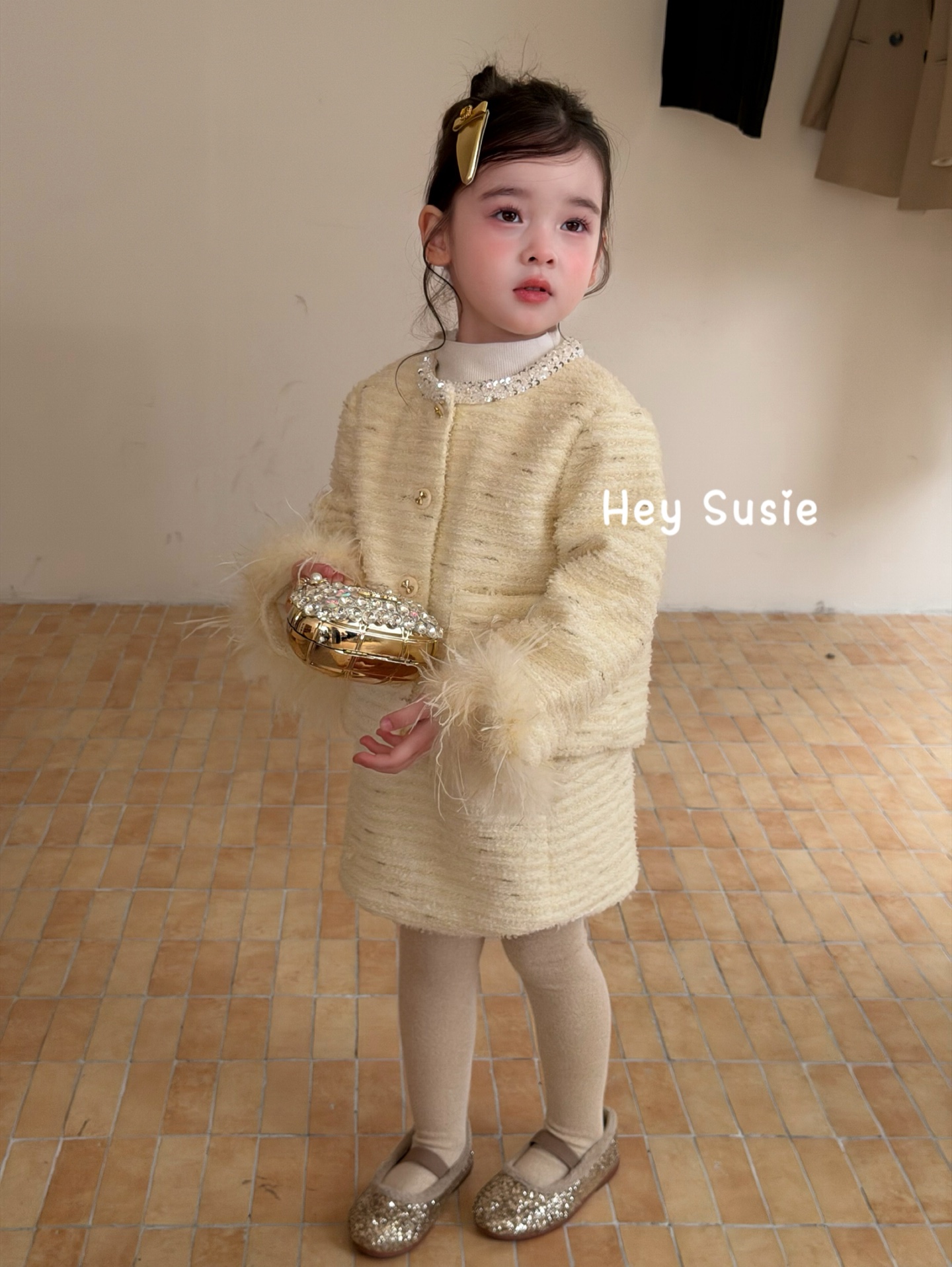 Hey Susie - Set Tweed vàng 17621