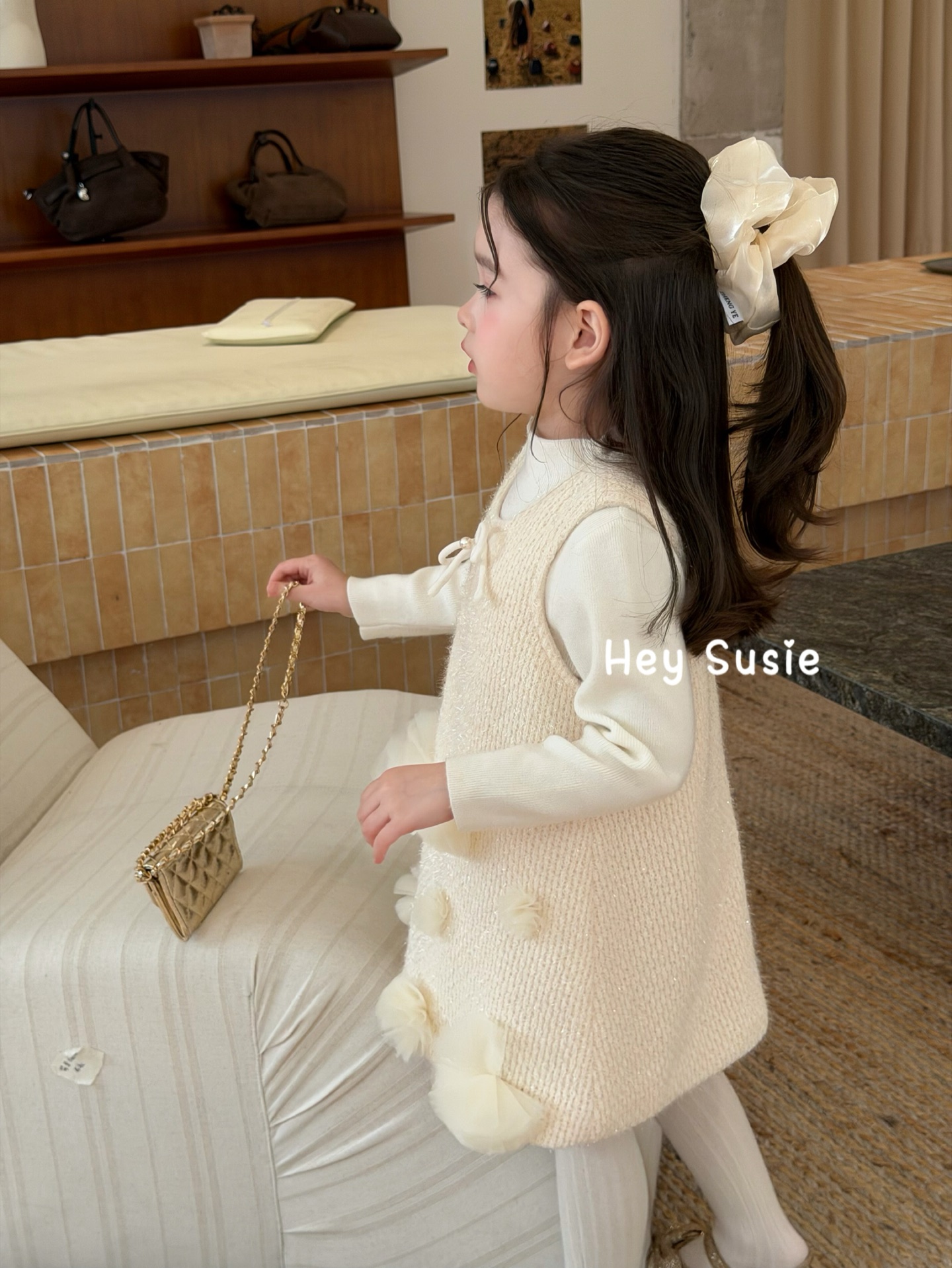 Hey Susie - Đầm vàng lấp lánh không tay 17560