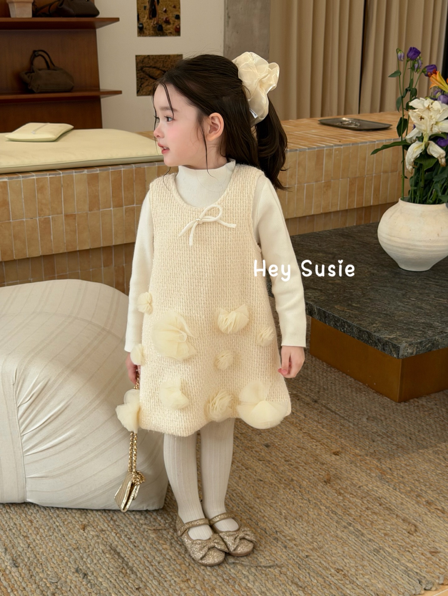 Hey Susie - Đầm vàng lấp lánh không tay 17560