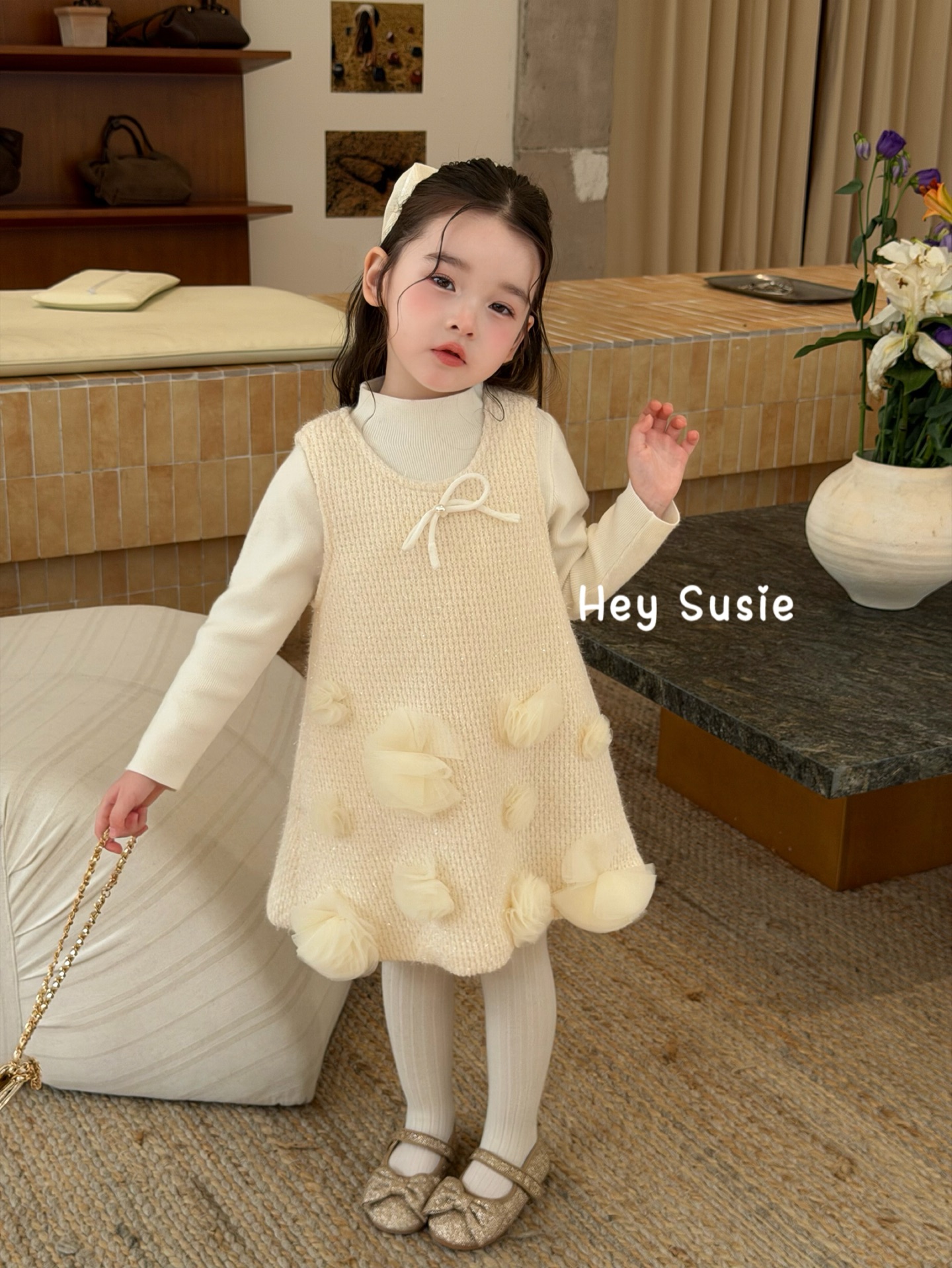 Hey Susie - Đầm vàng lấp lánh không tay 17560