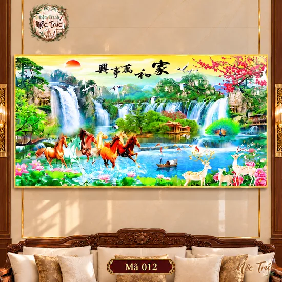 Product image - Tranh Mã Đáo Thành Công