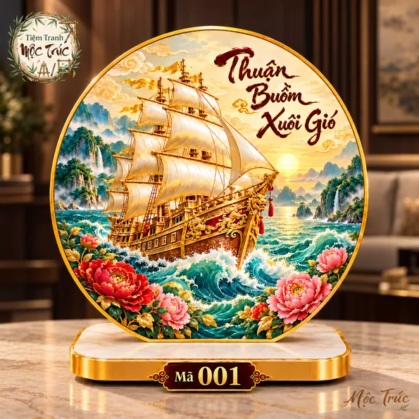 Product image - Tranh Thuận Buồm Xuôi Gió
