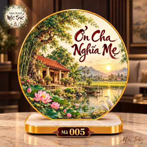 Product image - Tranh Ơn Cha Nghĩa Mẹ