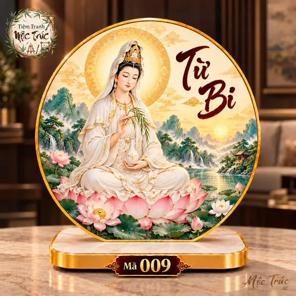Product image - Tranh Quan Thế Âm Bồ Tát – Từ Bi
