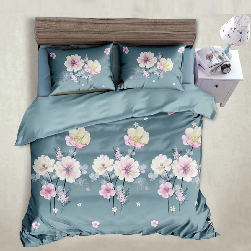 Printed Bed sheet NQ Series 3in1 Bedding Set ( 2 pillowcases and 1 fitted Sheet ) NQ152