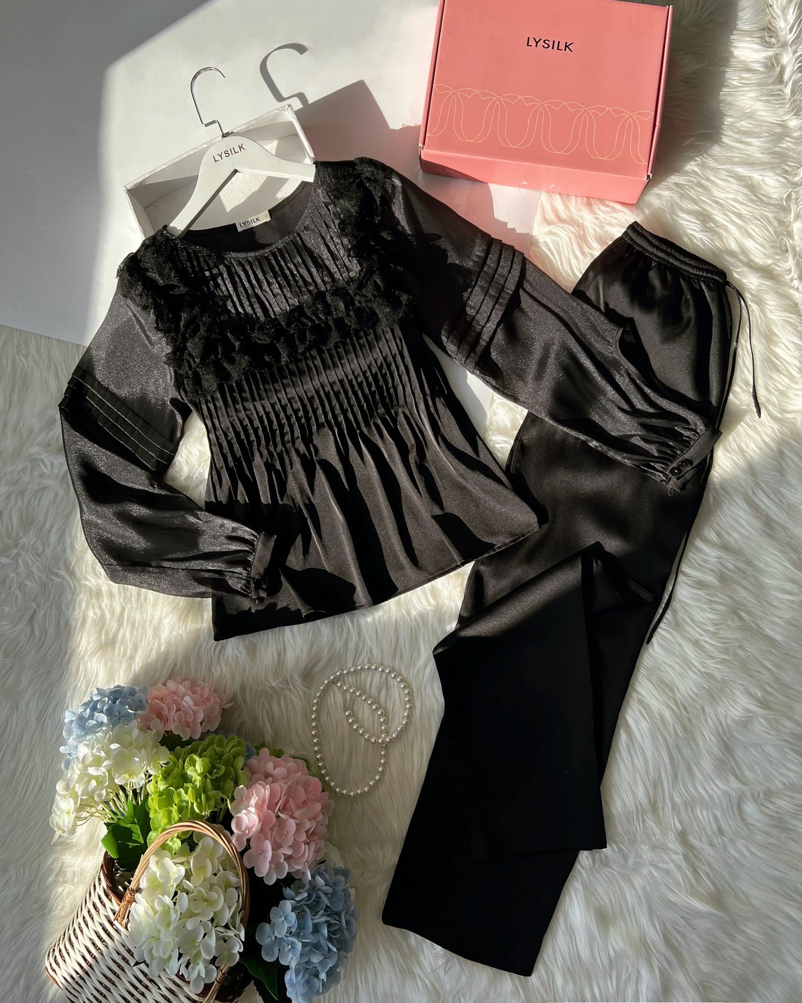 Bộ ngủ áo dài tay, quần dài BN394