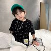 Áo thun bé trai Hàn Quốc ngắn tay  in hình mặt cười  AO22033