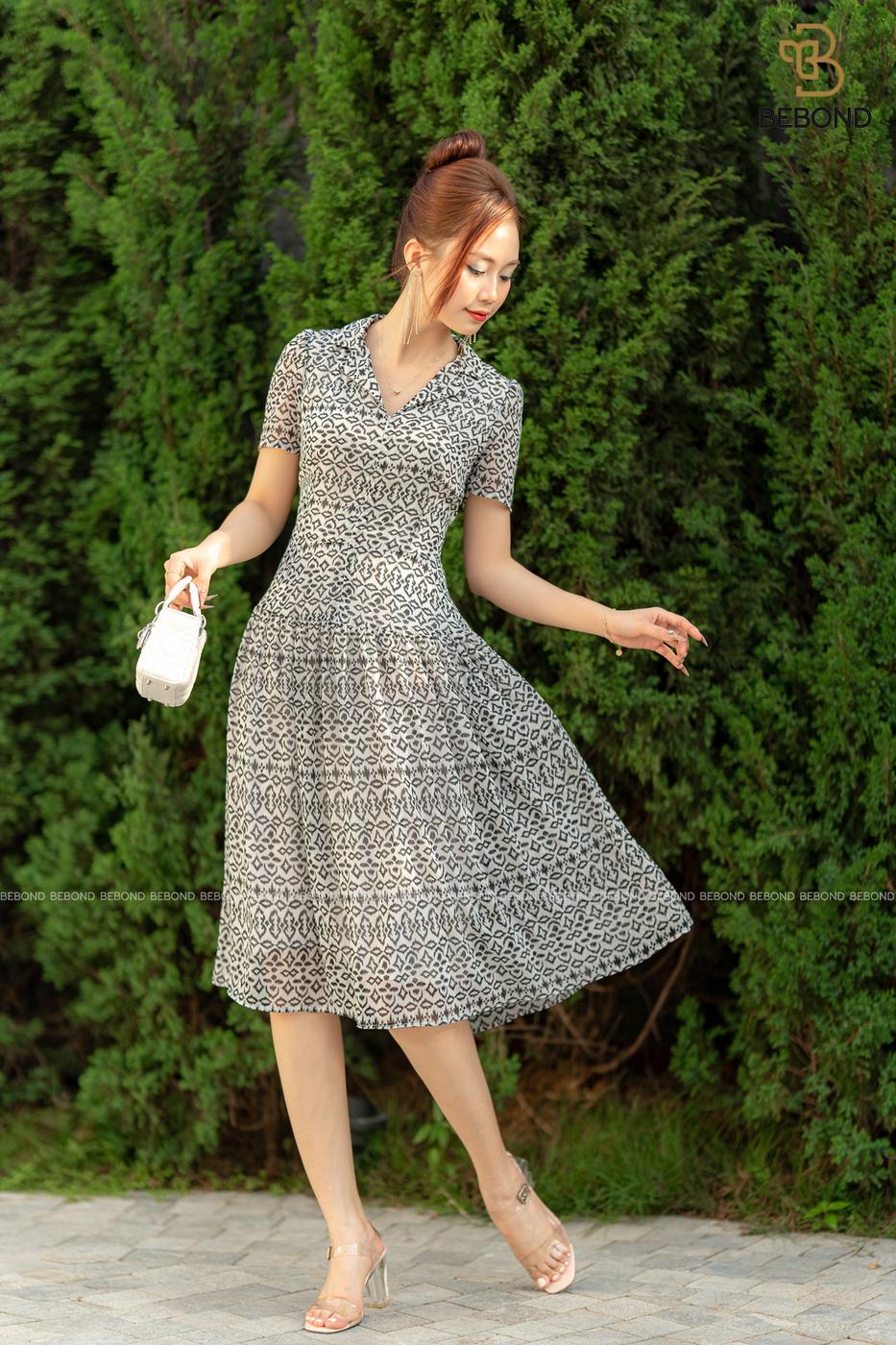 ĐẦM HỌA TIẾT RESTRO- CATHERINE DRESS
