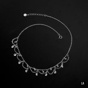 D60 - Dây chuyền dải đá vương miện