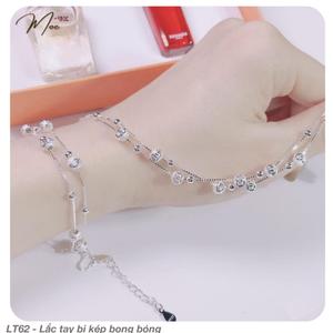 LT62 - Lắc tay bi kép bong bóng