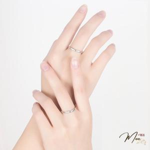 ĐN57 - Nhẫn đôi mặt trăng mặt trời freesize