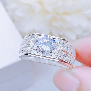 NN43 - Nhẫn nam đá chủ lục giác