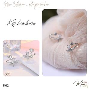 K62 - Khuyên Kẹp hoa bướm