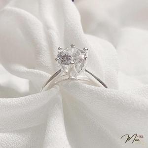 N49 - Nhẫn đá chủ viền trơn basic