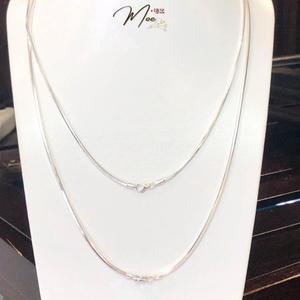 DN13 - Dây chuyền nam lụa bạc dây trơn mảnh (5 chỉ/9 chỉ)