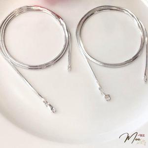 DN13 - Dây chuyền nam lụa bạc dây trơn mảnh (5 chỉ/9 chỉ)