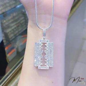 MN16 - Mặt lưỡi dao lam nạm đá cao cấp