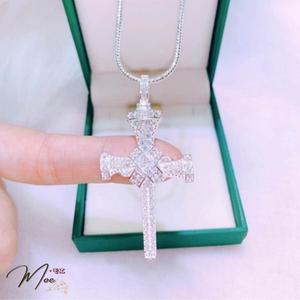 MN15 - Mặt thánh giá nạm đá cao cấp