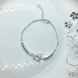 LT21 - Lắc tay Hồ Ly bi bạc