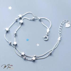 LT101 - Lắc tay bi kép ngôi sao