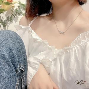 D32 - Dây chuyền chữ X cá tính