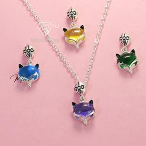 D48 - Dây chuyền hồ ly màu (8 màu)