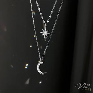 D31 - Dây chuyền Trăng sao kép