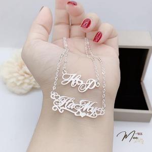 D57 - Dây chuyền chữ cắt theo yêu cầu