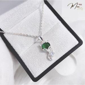 D49 - Dây chuyền hồ ly pha lê đá màu