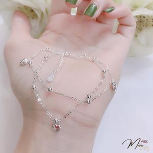 LT40 - Lắc tay trái tim đôi